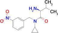 (S)-2-Amino-N-cyclopropyl-3-methyl-N-(3-nitro-benzyl)-butyramide