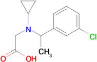 {[1-(3-Chloro-phenyl)-ethyl]-cyclopropyl-amino}-acetic acid