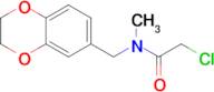 2-Chloro-N-(2,3-dihydro-benzo[1,4]dioxin-6-ylmethyl)-N-methyl-acetamide