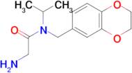 2-Amino-N-(2,3-dihydro-benzo[1,4]dioxin-6-ylmethyl)-N-isopropyl-acetamide