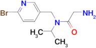 2-Amino-N-(6-bromo-pyridin-3-ylmethyl)-N-isopropyl-acetamide