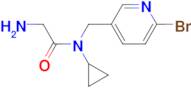 2-Amino-N-(6-bromo-pyridin-3-ylmethyl)-N-cyclopropyl-acetamide