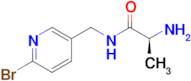 (S)-2-Amino-N-(6-bromo-pyridin-3-ylmethyl)-propionamide