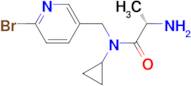 (S)-2-Amino-N-(6-bromo-pyridin-3-ylmethyl)-N-cyclopropyl-propionamide