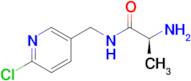 (S)-2-Amino-N-(6-chloro-pyridin-3-ylmethyl)-propionamide