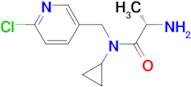 (S)-2-Amino-N-(6-chloro-pyridin-3-ylmethyl)-N-cyclopropyl-propionamide