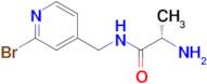 (S)-2-Amino-N-(2-bromo-pyridin-4-ylmethyl)-propionamide