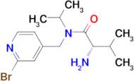 (S)-2-Amino-N-(2-bromo-pyridin-4-ylmethyl)-N-isopropyl-3-methyl-butyramide