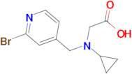 [(2-Bromo-pyridin-4-ylmethyl)-cyclopropyl-amino]-acetic acid