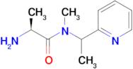 (S)-2-Amino-N-methyl-N-(1-pyridin-2-yl-ethyl)-propionamide
