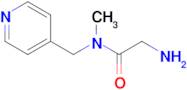 2-Amino-N-methyl-N-pyridin-4-ylmethyl-acetamide