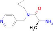 (S)-2-Amino-N-cyclopropyl-N-pyridin-4-ylmethyl-propionamide