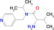 (S)-2-Amino-N-isopropyl-3-methyl-N-pyridin-4-ylmethyl-butyramide