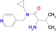 (S)-2-Amino-N-cyclopropyl-3-methyl-N-pyridin-4-ylmethyl-butyramide