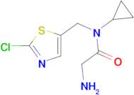 2-Amino-N-(2-chloro-thiazol-5-ylmethyl)-N-cyclopropyl-acetamide