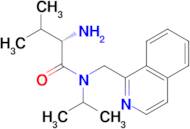 (S)-2-Amino-N-isopropyl-N-isoquinolin-1-ylmethyl-3-methyl-butyramide
