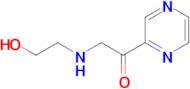 2-(2-Hydroxy-ethylamino)-1-pyrazin-2-yl-ethanone