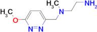 N*1*-(6-Methoxy-pyridazin-3-ylmethyl)-N*1*-methyl-ethane-1,2-diamine