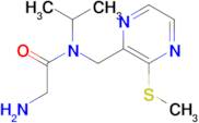2-Amino-N-isopropyl-N-(3-methylsulfanyl-pyrazin-2-ylmethyl)-acetamide