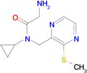 2-Amino-N-cyclopropyl-N-(3-methylsulfanyl-pyrazin-2-ylmethyl)-acetamide
