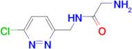 2-Amino-N-(6-chloro-pyridazin-3-ylmethyl)-acetamide