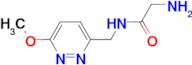 2-Amino-N-(6-methoxy-pyridazin-3-ylmethyl)-acetamide