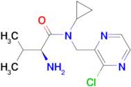 (S)-2-Amino-N-(3-chloro-pyrazin-2-ylmethyl)-N-cyclopropyl-3-methyl-butyramide