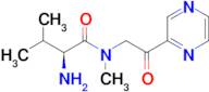 (S)-2-Amino-3,N-dimethyl-N-(2-oxo-2-pyrazin-2-yl-ethyl)-butyramide
