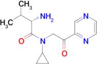 (S)-2-Amino-N-cyclopropyl-3-methyl-N-(2-oxo-2-pyrazin-2-yl-ethyl)-butyramide