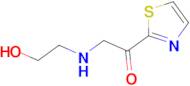 2-(2-Hydroxy-ethylamino)-1-thiazol-2-yl-ethanone