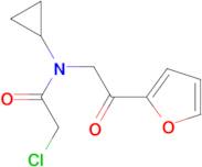 2-Chloro-N-cyclopropyl-N-(2-furan-2-yl-2-oxo-ethyl)-acetamide