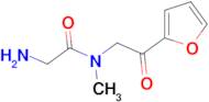 2-Amino-N-(2-furan-2-yl-2-oxo-ethyl)-N-methyl-acetamide