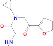 2-Amino-N-cyclopropyl-N-(2-furan-2-yl-2-oxo-ethyl)-acetamide