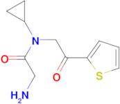 2-Amino-N-cyclopropyl-N-(2-oxo-2-thiophen-2-yl-ethyl)-acetamide