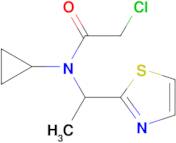 2-Chloro-N-cyclopropyl-N-(1-thiazol-2-yl-ethyl)-acetamide