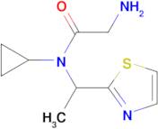 2-Amino-N-cyclopropyl-N-(1-thiazol-2-yl-ethyl)-acetamide