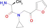 (S)-2-Amino-N-cyclopropyl-N-(2-furan-2-yl-2-oxo-ethyl)-propionamide