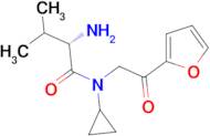 (S)-2-Amino-N-cyclopropyl-N-(2-furan-2-yl-2-oxo-ethyl)-3-methyl-butyramide
