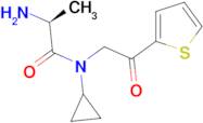 (S)-2-Amino-N-cyclopropyl-N-(2-oxo-2-thiophen-2-yl-ethyl)-propionamide