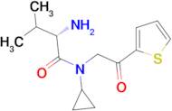 (S)-2-Amino-N-cyclopropyl-3-methyl-N-(2-oxo-2-thiophen-2-yl-ethyl)-butyramide