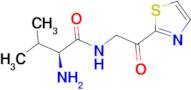 (S)-2-Amino-3-methyl-N-(2-oxo-2-thiazol-2-yl-ethyl)-butyramide