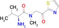 (S)-2-Amino-3,N-dimethyl-N-(2-oxo-2-thiazol-2-yl-ethyl)-butyramide