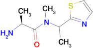 (S)-2-Amino-N-methyl-N-(1-thiazol-2-yl-ethyl)-propionamide