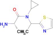 (S)-2-Amino-N-cyclopropyl-N-(1-thiazol-2-yl-ethyl)-propionamide