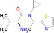 (S)-2-Amino-N-cyclopropyl-3-methyl-N-(1-thiazol-2-yl-ethyl)-butyramide