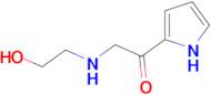 2-(2-Hydroxy-ethylamino)-1-(1H-pyrrol-2-yl)-ethanone