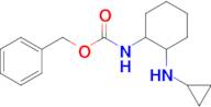 (2-Cyclopropylamino-cyclohexyl)-carbamic acid benzyl ester