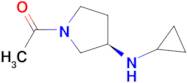 1-((R)-3-Cyclopropylamino-pyrrolidin-1-yl)-ethanone