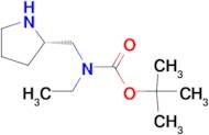 Ethyl-(S)-1-pyrrolidin-2-ylmethyl-carbamic acid tert-butyl ester