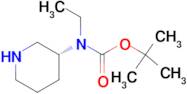 Ethyl-(R)-piperidin-3-yl-carbamic acid tert-butyl ester